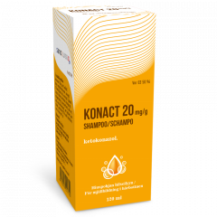 KONACT 20 mg/g shampoo 120 ml